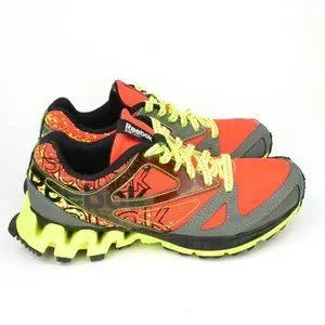 Reebok Shoes Reebok Zigtech Mens Size Orange Gray Black